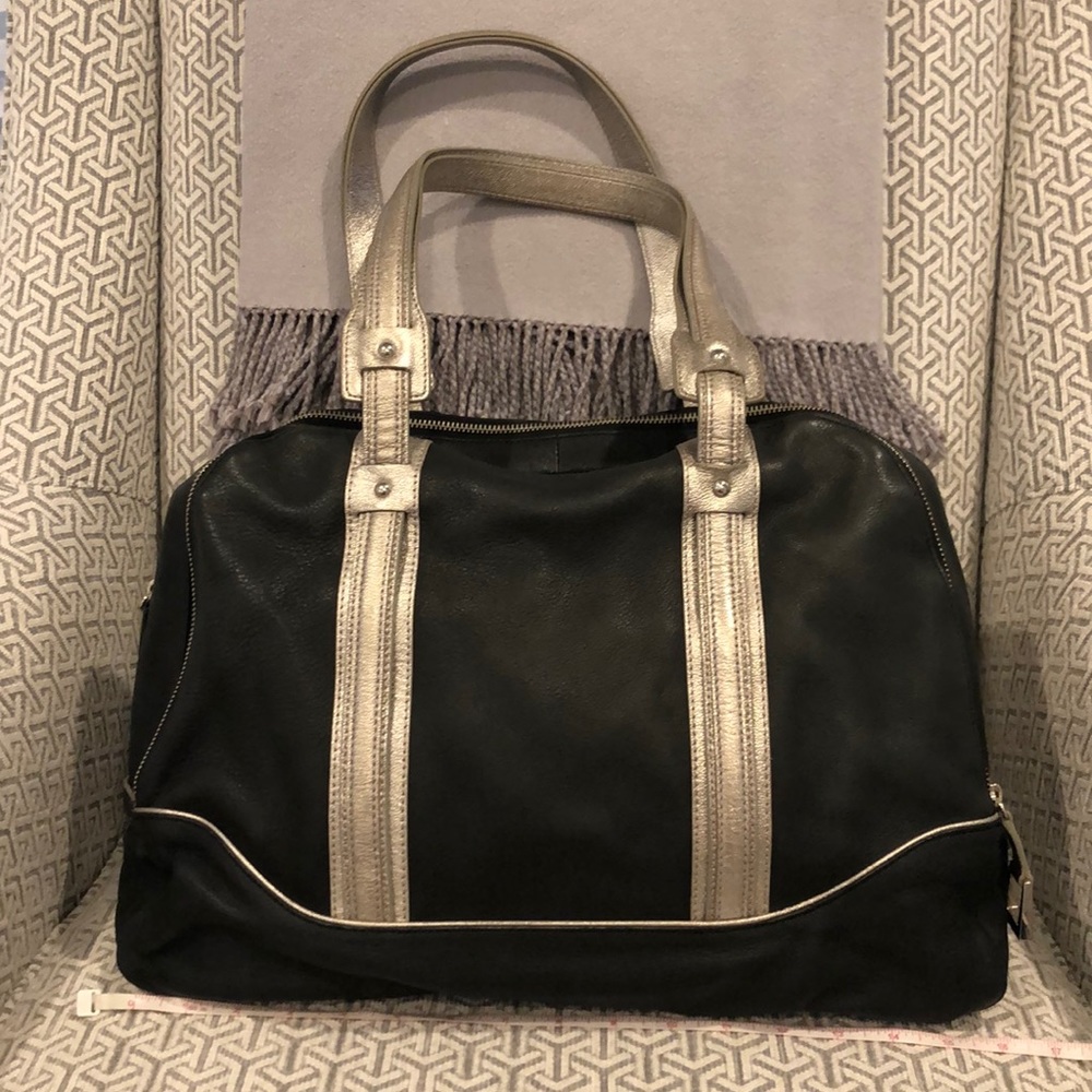 EUC Kenneth Cole Leather Carryon/Duffle